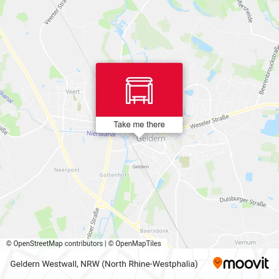 Карта Geldern Westwall