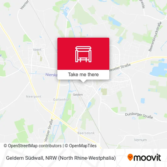 Карта Geldern Südwall