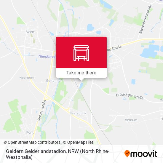 Geldern Gelderlandstadion map