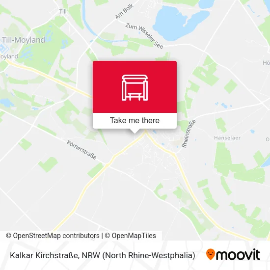 Карта Kalkar Kirchstraße