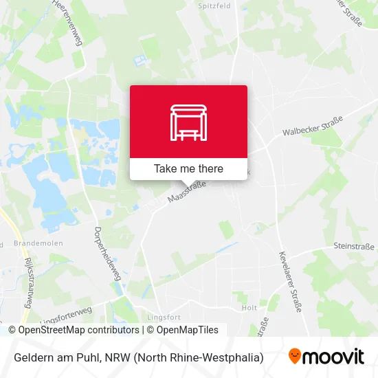 Карта Geldern am Puhl