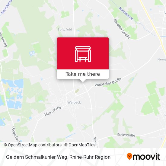 Geldern Schmalkuhler Weg map