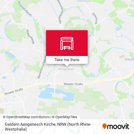 Geldern Aengenesch Kirche map