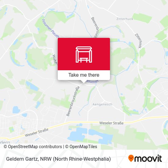 Карта Geldern Gartz