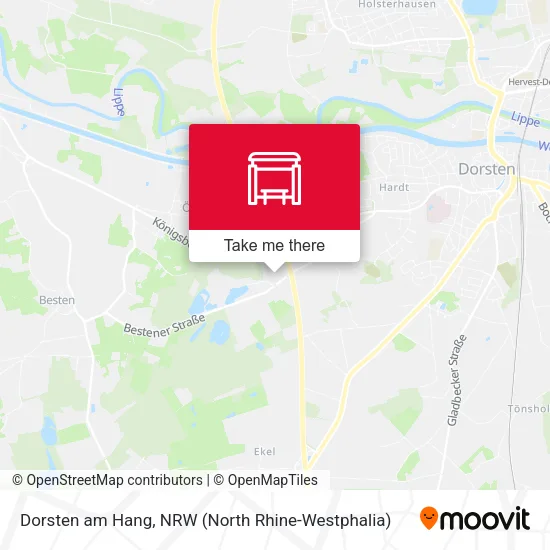 Карта Dorsten am Hang