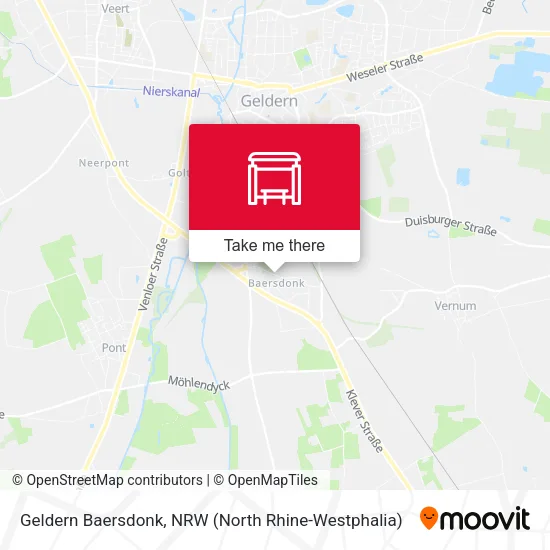 Карта Geldern Baersdonk