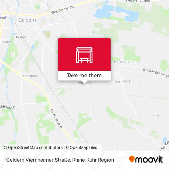 Geldern Viernheimer Straße map