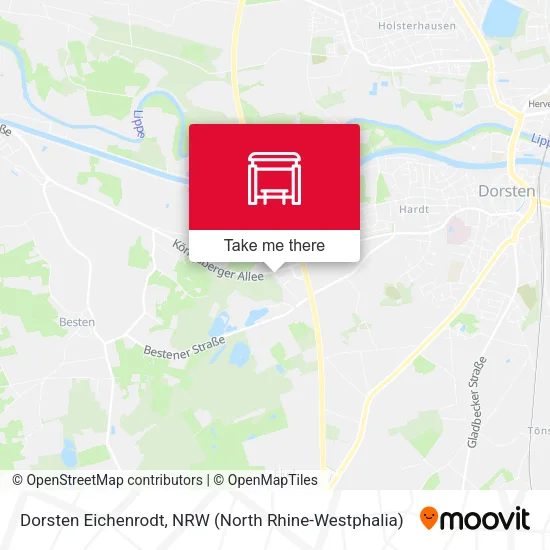 Dorsten Eichenrodt map