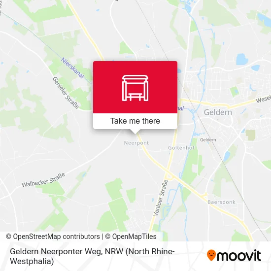 Карта Geldern Neerponter Weg