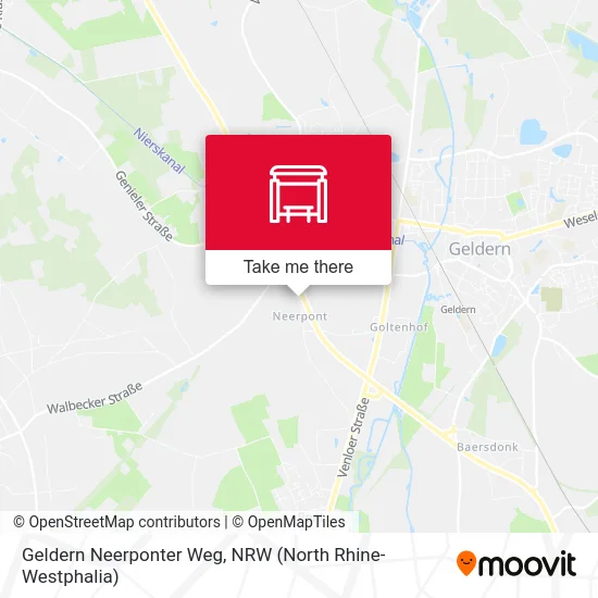 Карта Geldern Neerponter Weg