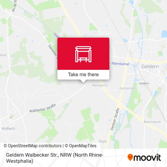 Geldern Walbecker Str. map