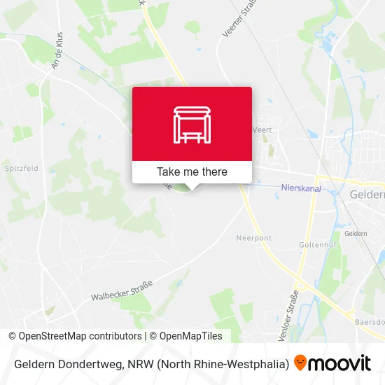 Карта Geldern Dondertweg