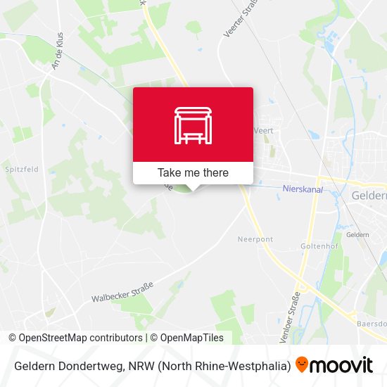 Карта Geldern Dondertweg