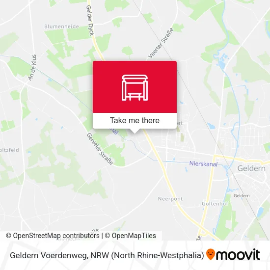 Карта Geldern Voerdenweg