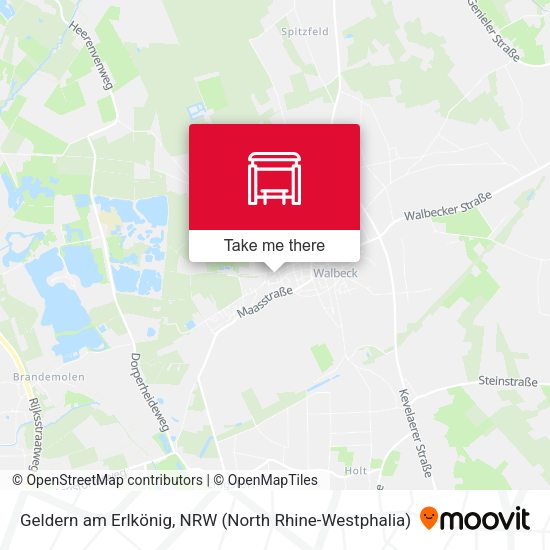 Карта Geldern am Erlkönig
