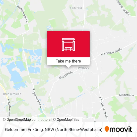 Карта Geldern am Erlkönig