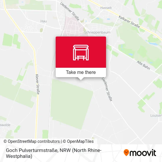 Карта Goch Pulverturmstraße