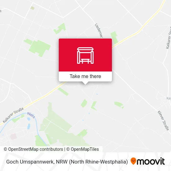 Goch Umspannwerk map