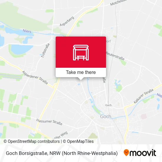 Карта Goch Borsigstraße