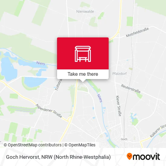 Goch Hervorst map