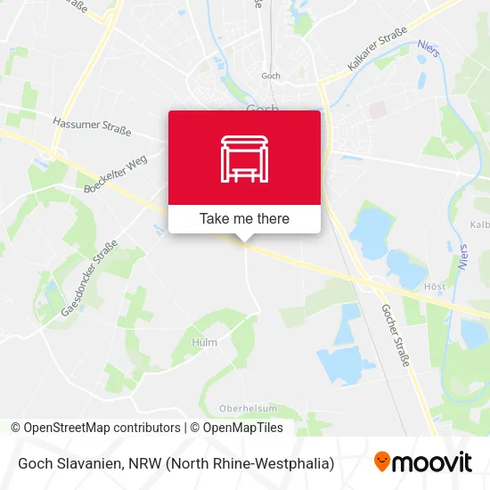Карта Goch Slavanien
