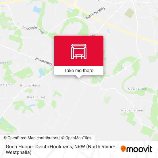 Карта Goch Hülmer Deich/Hoolmans