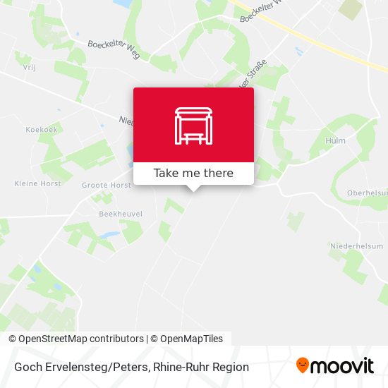 Goch Ervelensteg/Peters map