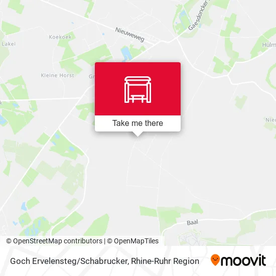 Карта Goch Ervelensteg/Schabrucker