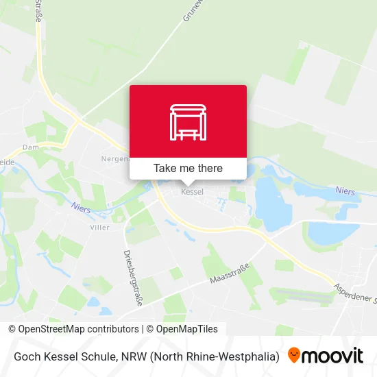 Карта Goch Kessel Schule