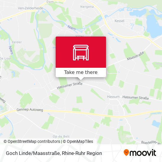 Goch Linde/Maasstraße map