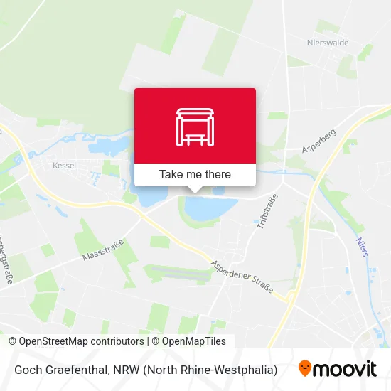Goch Graefenthal map