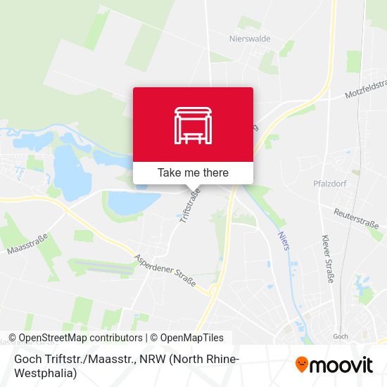 Карта Goch Triftstr./Maasstr.
