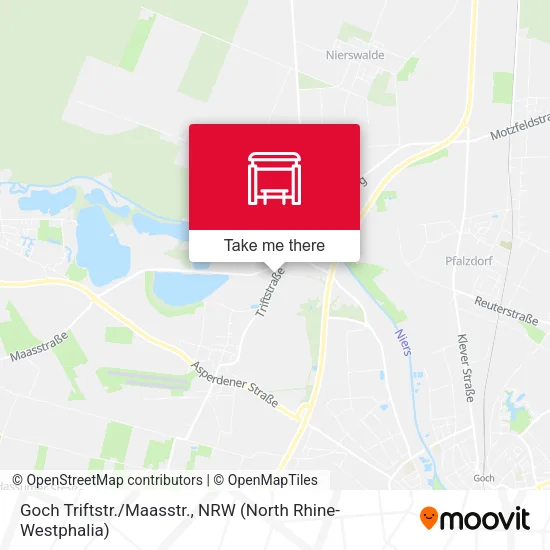 Карта Goch Triftstr./Maasstr.