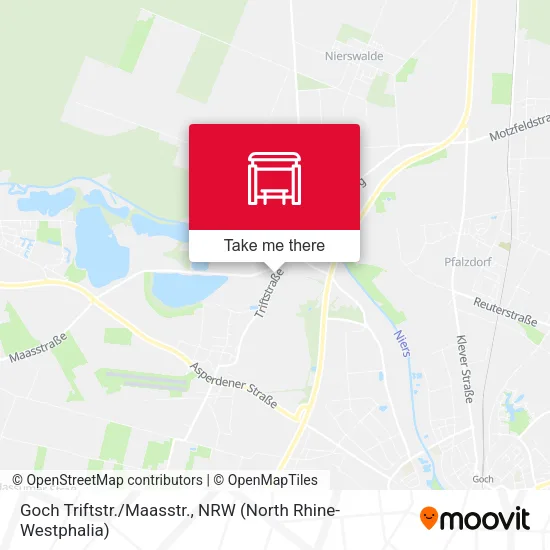 Карта Goch Triftstr./Maasstr.