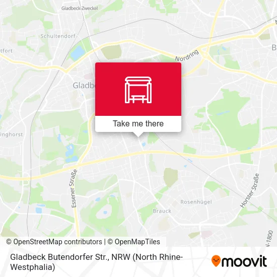 Карта Gladbeck Butendorfer Str.