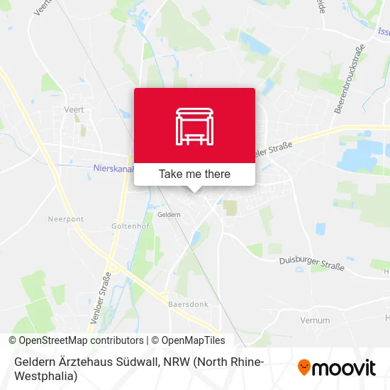 Geldern Ärztehaus Südwall map