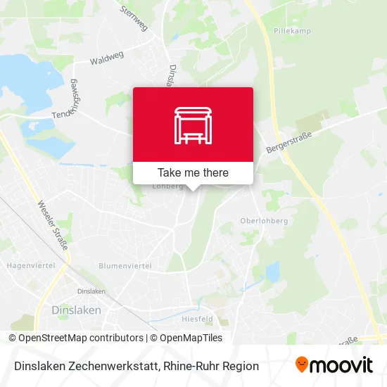 Карта Dinslaken Zechenwerkstatt