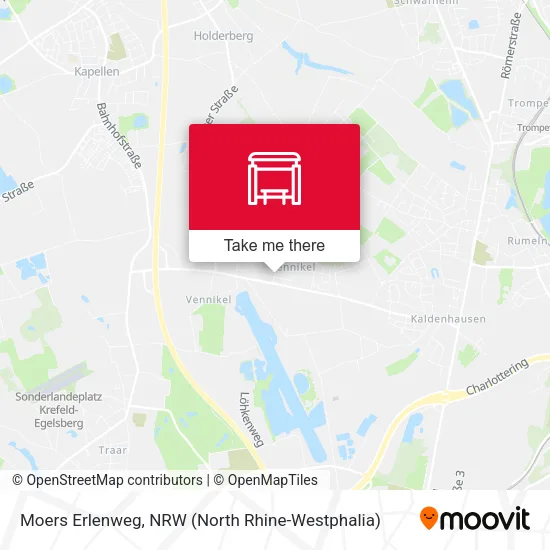 Карта Moers Erlenweg