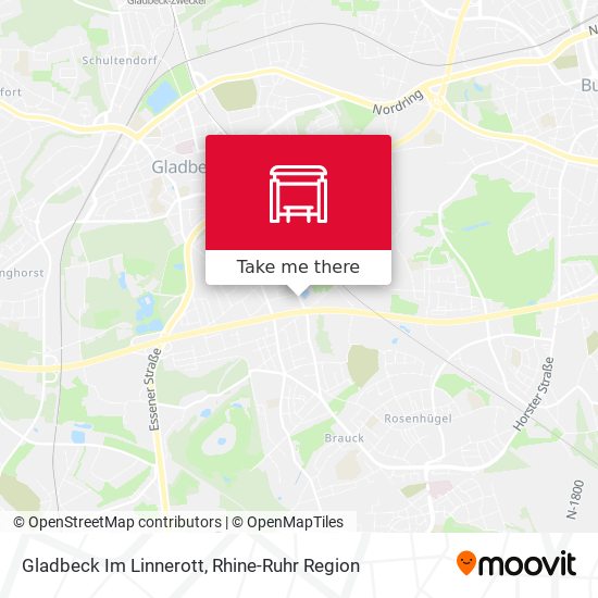 Gladbeck Im Linnerott map