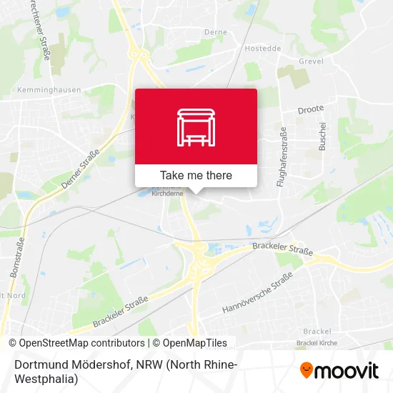 Карта Dortmund Mödershof