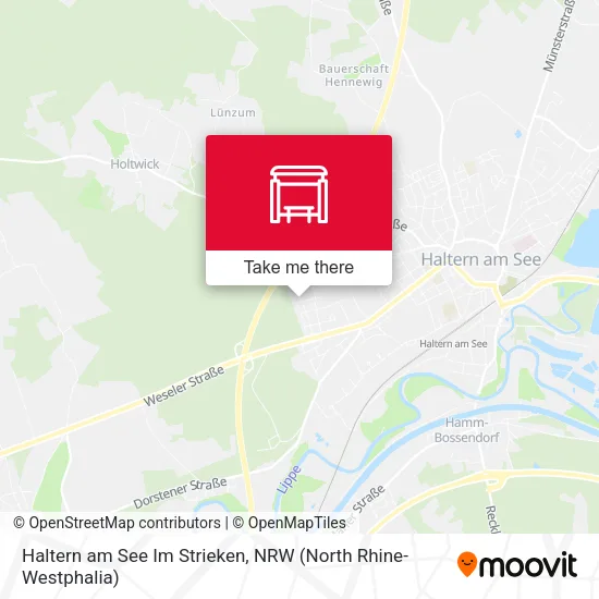 Карта Haltern am See Im Strieken