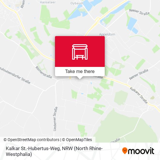 Kalkar St.-Hubertus-Weg map