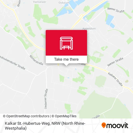 Карта Kalkar St.-Hubertus-Weg