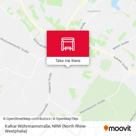 Карта Kalkar Wöhrmannstraße
