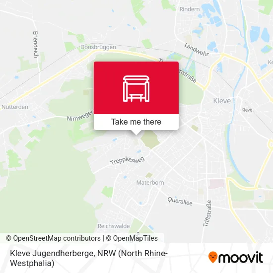 Карта Kleve Jugendherberge