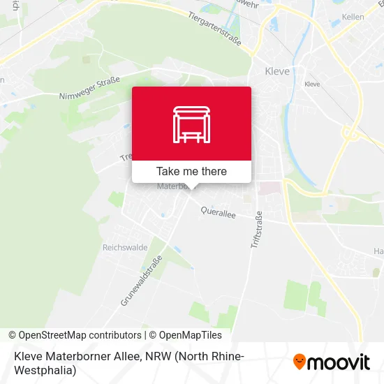 Карта Kleve Materborner Allee