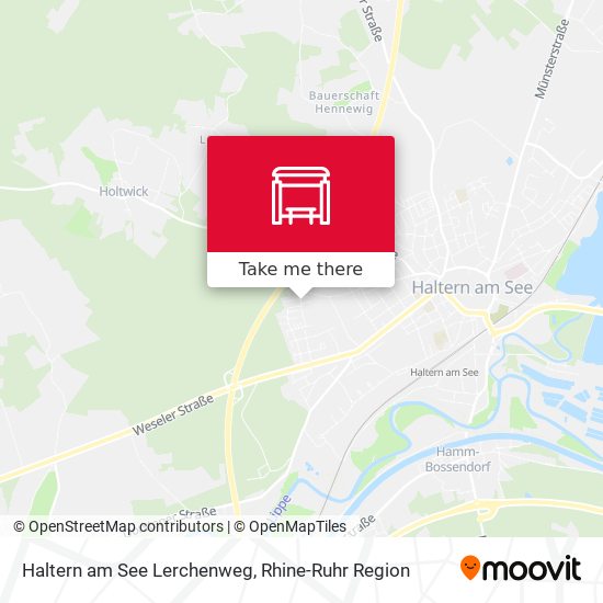 Haltern am See  Lerchenweg map