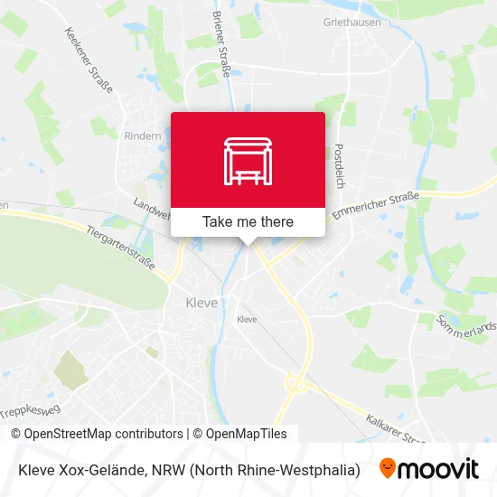 Kleve Xox-Gelände map