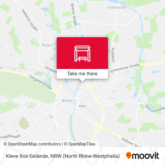 Kleve Xox-Gelände map