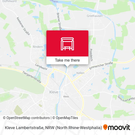 Kleve Lambertstraße map